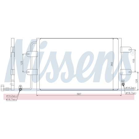 Nissen Nissens Condenser, 940305 940305